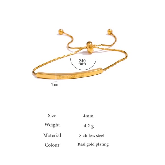 💛Gold plated bangle bracelet - Picture 4 of 9